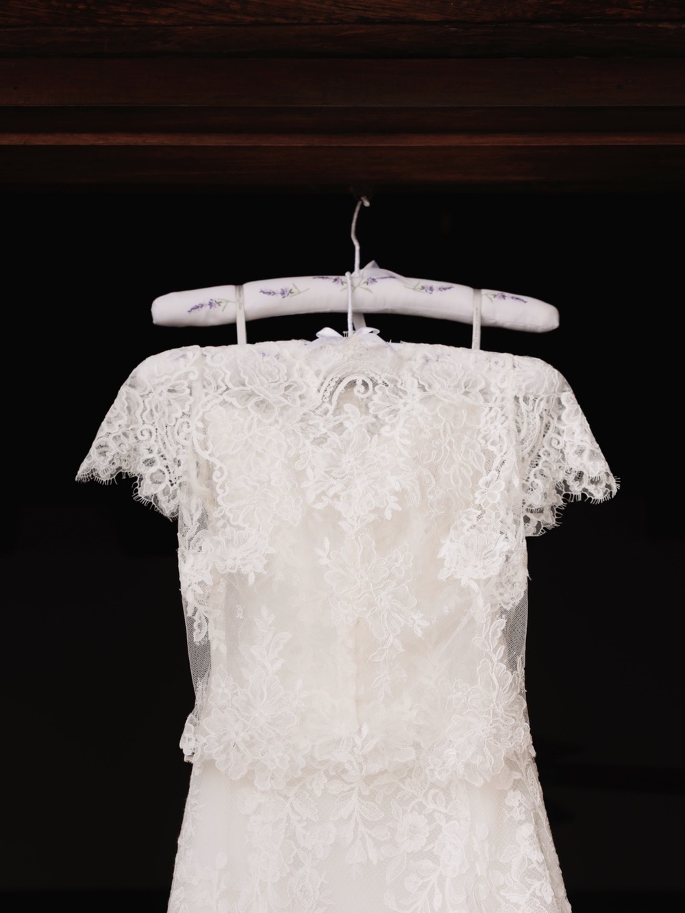 Monique Lhuillier Ivory Lace Wedding Dress Top (Bolero)
